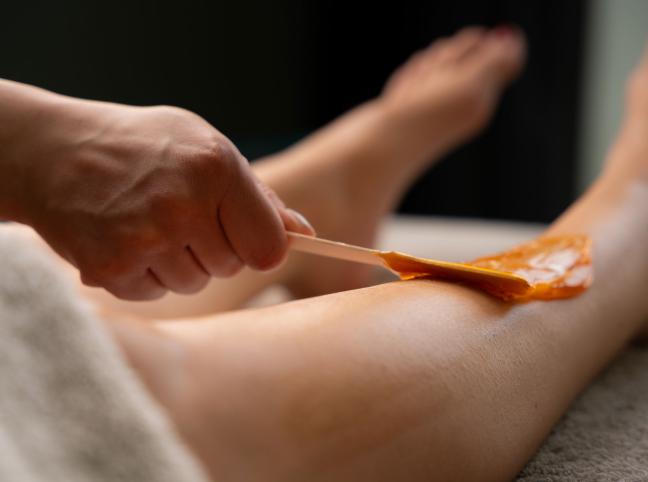 Lower legs waxing